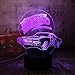Produktbild 3D Nachtlicht LED Tischlampe Dekoration Neuwagen Tisch Mesa Infantil Noche USB Touch Schlafzimmer Farbverlauf Familie Party Dekoration Fantasy Lava