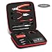Produktbild FUNWILL® Coil Master DIY Kit, DIY Hausbesitzer Werkzeug-Sets mit Jig Spule, Ohm Meter, Diagonal Zangen, Schere, Schraubendreher, Keramik/Ellenbogen Pinzette (DIY Tool Kit)