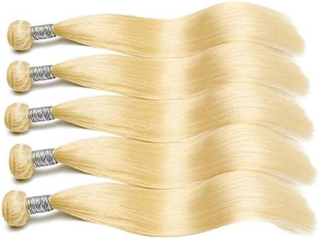 Peruvian Virgin Human Hair- Silky Straight 14'' - Blonde - 100G