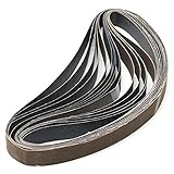  Ils - 15 Stücke 25x762mm Schleifbänder 600/800/1000 Korn Aluminiumoxid Schleifbänder