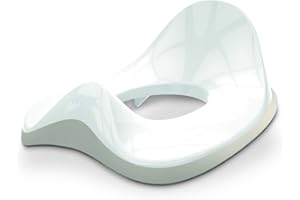 NUK WC Trainer, Toiletten-Sitz für Kinder mit Spritzschutz, grau