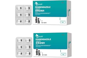 LUISAS Wurmkur Katze Hund, Generisch 6 Kapseln Haustier Entwurmungstabletten, Wird Zur Entwurmung Von Katzen Und Hunden Verwendet, Tabletten Zur Wurmkur（6 Kapseln pro Box） (2 PC)