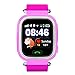 Produktbild Leydee Smart Watch Baby-Uhr GPS-Telefon Positionierung Mode Kinderuhr mit 1,22 Zoll Touchscreen Wifi SOS Call Location Device Tracker für Kinder Safe Anti-Lost Monitor , pink