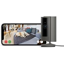 Caméra Intérieure Ring 2e Génération - Surveillance WiFi 1080p, Audio Bidirectionnel, Cache Privacy Pour Animaux Et Maison