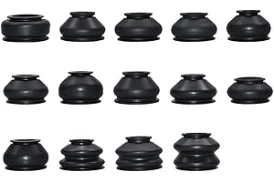 Namvo 14 Pcs Ball Joint Dust Cover Kit Universal Multipack Ball Joint Rubber Ball Joint Covers Track Rod End Set Kit, Rubber Tie Rod End Ball Joint Dust Boots