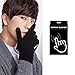 Produktbild AOLVO Winter Touchscreen Knit Handschuhe, Best Dick Magic Fleece gefüttert Handschuhe Touchscreen Fäustlinge für iPhone Smartphone SMS fahren Radfahren Outdoor Anti-Rutsch winddicht in kaltem Wetter schwarz schwarz Einheitsgröße