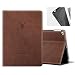 Produktbild MoKo Hülle für iPad 9.7 2018/2017, Stoßfest Ledertasche Schutzhülle Smart Case mit Auto Sleep/Wake up Funktion Standfunktion für Apple iPad 9.7 Inch 2018/2017, iPad Air, iPad Air 2 Tablet, Weinrot