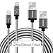 Produktbild [2 Packe] iPhone Cable Delippo® 3.3ft/1M Nylon Ummanteltes USB Kabel Datenkabel mit Blitz-Anschluss [Apple MFi Zertifiziert] für iPhone iPhone 7 6/6 Plus, iPad Air 2 uswgrau