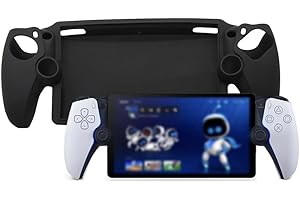 QINOUK Funda para Sony Playstation Portal, Ultrafina Funda Protectora Anti-arañazos de TPU Suave Case Compatible con Sony Playstation Portal-Negro
