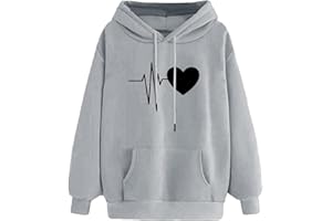 Yuson Girl Sudadera con Capucha de Mujer con Bolsillo Tipo Canguro de Manga Larga Sólida y cómoda Sudadera con Capucha de Manga Larga Otoño/Invierno