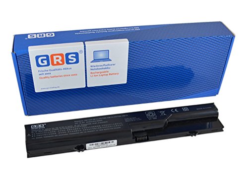 GRS® Notebook Akku für HP Compaq 625, 325, 425, 320, 620, 420, ProBook 4520s, 4320s, 4325s, HP 620, ersetzt: PH06, HSTNN-LB1A, HSTNN-UB1A, PH09, HSTNN-IB1A, HSTNN-Q78C-3, HSTNN-Q78C-4, 587706-131, HSTNN-W79C-5, 587706-761, HSTNN-Q81C, HSTNN-CB1A, 593573-001, 593572-001, BQ350AA, 587706-121, HSTNN-I86C, HSTNN-W80C, HSTNN-Q78C, 587706-421, Laptop Batterie 4400mAh, 10.8V