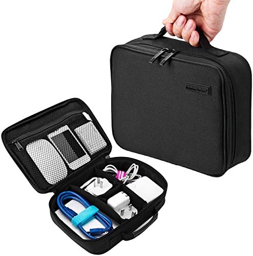EFBBQ Travel Organizer Waterproof Storage Case Bag / USB Cable Battery Phone Charger Case Travel Organiser / Electronics Accessories Bag / Battery Charger Case