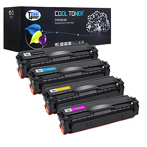 4 Pack Cool Toner kompatibel Toner CLT-K504S/ELS / CLT-C504S/ELS / CLT-M504S/ELS / CLT-Y504S/ELS (CLT-P504C/ELS) Tonerkartusche für Samsung CLP-415 415N 415NW; CLX-4195 4195N 4195FN 4195FW; Samsung Xpress SL-C1810W C1860FW; Schwarz-2500 Seiten, Cyan/ Gelb/ Magenta-1800 Seiten