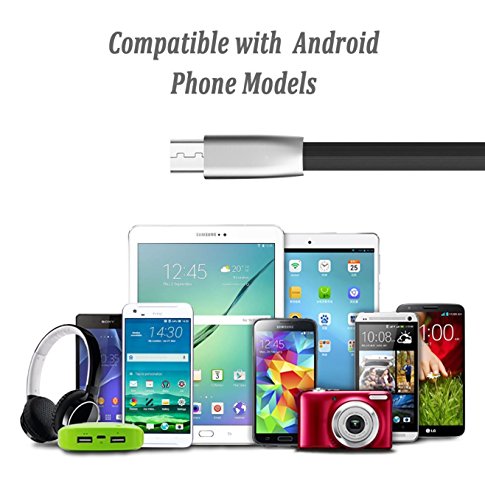 Micro USB 2 0 Kabel   2 pack 2 m  mit Zinklegierung-Stecker Kabel GlobaLink   Datenkabel Ladekabel Verbindungskabel f  r Android Smartphones  Samsung 