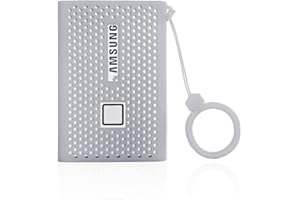 LILITOK T7 Etui podróżne do przechowywania SSD, silikonowe etui ochronne kompatybilne z Samsung T7, przenośny dysk SSD, 1 TB, 2 TB, 500 GB, odporne na zarysowania, lekkie, miękkie etui do przechowywania,