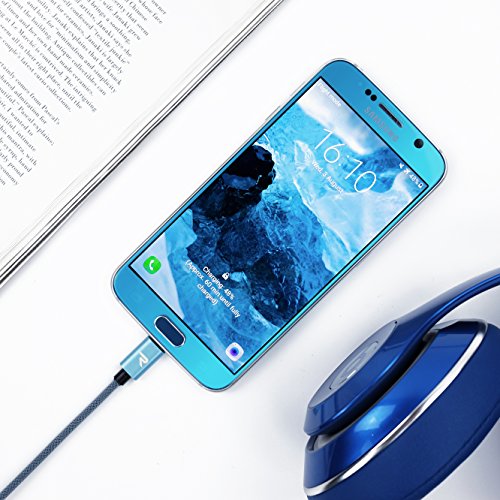 C ble Micro USB Chargeur Samsung 2m 6 5ft Rampow - GARANTIE A VIE - Charge Synchro Rapide - C ble USB Nylon en Filet 2 4A pour Samsung S7 S6 Wiko C ble Micro USB Chargeur Samsung 2m 6 5ft Rampow - GARANTIE A VIE - Charge Synchro Rapide - C ble USB Nylon en Filet 2 4A pour Samsung S7 S6 Wiko