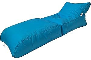 HH Home Hut Beanbag Bed Chair Indoor And Outdoor Extra Large Oversized Gaming Seat XXXL Garden Adult Bedroom Weather Resistant (Waterproof) Turquoise