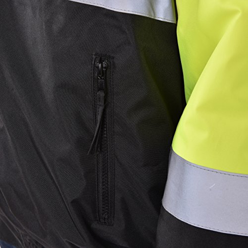 Sicherheitsjacke Warnschutz Warnjacke Jacke Arbeitsjacke Signalfarbe Gelb Winterjacke Größen XXL - 7