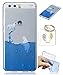 Produktbild Huawei P10 (5,1 Zoll) Hülle Durchsichtig Silikonhülle für Huawei P10 (5,1 Zoll) Kratzfeste TPU Klar Transaprent Flexibel Weich Bumper Back Case Cover Tasche Schön Muster + Schlüsselanhänger */57 (7)