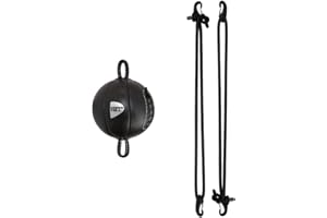 Palla Tesa Francese Omega Speed Ball Pera Boxe Pugilato Green Hill Vera Pelle (Colore Palla Nero)