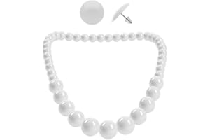 SOULCATS Soul-Cats® 1 pearl necklace + 1 pair of stud earrings round SET