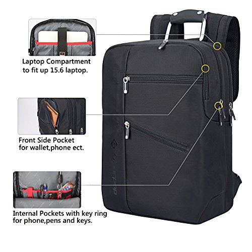 Soarpop Business Multifunktionsrucksack, 15,6 Zoll Laptop-Rucksack, Modischer Rucksack für Büro, Reisen, Freizeit - 5