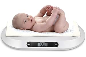 MINUS ONE Pèse-bébé balance pour bébé pesant jusqu’à 20 kg Balance Numerique Pèse Animaux avec écran LCD et Mode TARA