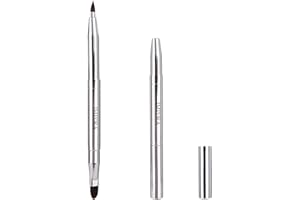 Impora London Retractable Lip Makeup Brush Perfect for Travel Lightweight Handbag Lipstick Brush with Lid