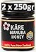Produktbild KRE MANUKA HONIG / MIEL DE MANUKA (MGO  829 =) UMF® 20+ 500gr (= 2 x 250gr) / UMF® = DAS EINZIGE OFFIZIELLE QUALITÄTSSIEGEL