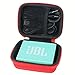 Produktbild Für JBL Go Ultra Wireless Bluetooth Lautsprecher EVA Hart Reise Tragetasche Tasche von Khanka -Rot