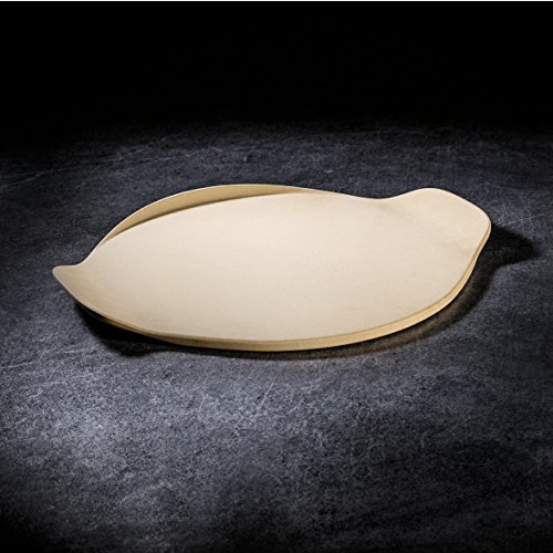 Villeroy & Boch Pizza Passion Pizzastein / Edler Cordieritstein in praktischem Design / Handlich, mit Griffen und leicht erhöhtem Tellerrand / 40x35cm - 2
