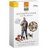 defu Hundekekse Bio mit Huhn & Dinkel - Hunde Leckerlies Huhn Bio - Hundesnacks getrocknet Huhn| Der gesunde Leckerli für Hunde im 1er- Pack