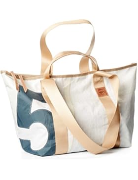 360 Grad Tasche Schlepper Mini weiß Zahl grau Segeltuchtasche