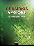 christmas 4 voices: Das große Weihnachts-Chorbuch für gemsichte Stimmen SATB by