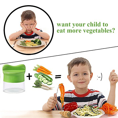 Spargelschäler, Ashleyoo Spiralschneider Set für Gemüsespaghetti Kartoffel – Zucchini Spargelschäler, Gurkenschneider, Gurkenschäler, Möhrenreibe Möhrenschäler, Gemüsehobel - 6