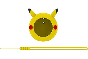 LICHIFIT Silikon-Cartoon-Schutzhülle mit Handschlaufe für Pokémon GO Plus + Zubehör
