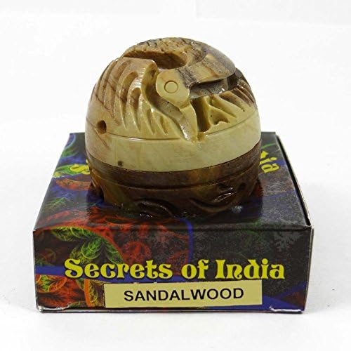 Natural Sandalwood Solid Perfume Body Musk In Stone Jar 8
