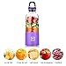 Produktbild Fishoil 500ml Standmixer Mini Elektrischer Entsafter tragbar Blender Mixer Smoothie Maker Mobile Mixer mit USB wiederaufladbar Sportflasche Cup Mixer Entsafter (Lila)