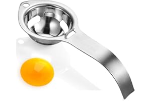 WENXIAW Séparateur Oeuf Inox Acier Inoxydable, Separateur Oeuf Jaune et Blanc Blanc D'oeuf Jaune Séparateur Séparateur D'oeufs Gadget de Cuisine Séparateur de Jaune D'oeuf Pour Outil Gadget de Cuisine