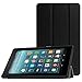 Produktbild Fintie Hülle für Amazon Fire 7 Tablet (7-Zoll, 7. Generation - 2017) - Slim Cover Lightweight Schutzhülle Tasche mit Standfunktion und Auto Schlaf / Wach Funktion, Schwarz