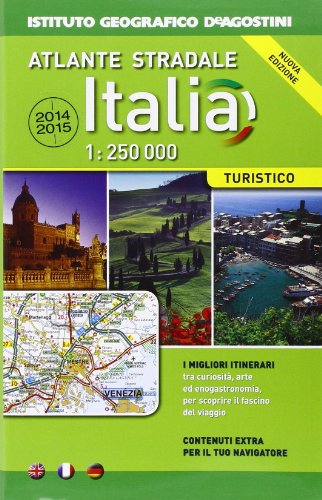 Atlante stradale Italia 1:250.000 2014-2015 libro