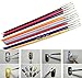 Hrhyme 12 Pcs Trendy Color Nail Art Tips Drawing Paint Brush Pen Set Tool