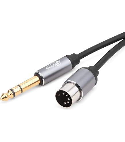 thumbnail image 2 of Boss BMIDI-1-35 Type A 3.5mm TRS To Male 5-pin DIN MIDI Cable - 1 Foot 2 of 14