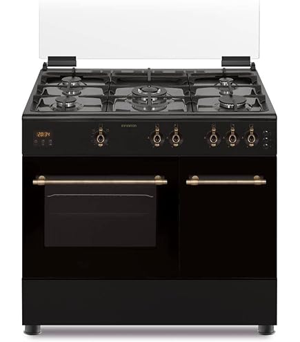 ALPHA Cocina De Gas VULCANO LUX-60 Inox. Encendido Automático, Wok, Ventilador Y Temporizador. *Alta Gama