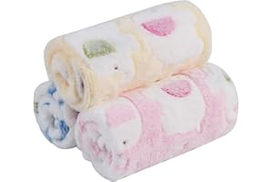 Pet Soft Dog Blankets Washable, Fluffy Cats Puppy Blankets Small, 3Pack Warm and Soft Pet Throw for Dogs and Cats(3S)
