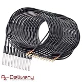 ✔️ Cable AZDelivery DS18B20 con 3 metros de longitud. También recibirá la guía de inicio rápido gratuita de AZ-Delivery.