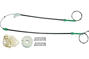 Bossmobil compatible con Escort V 5, VI 6, VII 7 (GAL, AVL,AAL,ABL), Delantero izquierdo, kit de reparación de elevalunas eléctricos