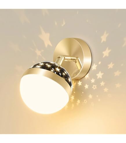 Applique Murale Lune 3D Alpinaluz LUA – Lampe Enfant Avec Astronaute Suspendu Réglable, Base Dorée, Culot G9, Chambre & Tête De Lit