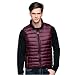 Produktbild iHAIPI - Herren Leichte Daunenjacke Stopfbar Stehkragen Windsichere Westen Größe S-3XL (01. S, 02. Rotwein)
