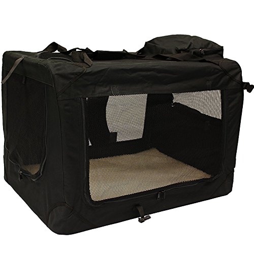 LIVIVO--Lightweight-Premium-Dog-Cat-Puppy-Fabric-Portable-Carrier-Folding-Crate-Cage-Pet-Travel-Foldable-Bag